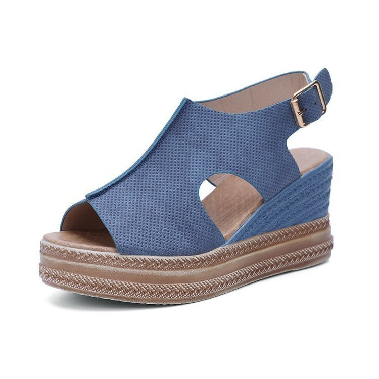 Peep Toe Sandals Wedge