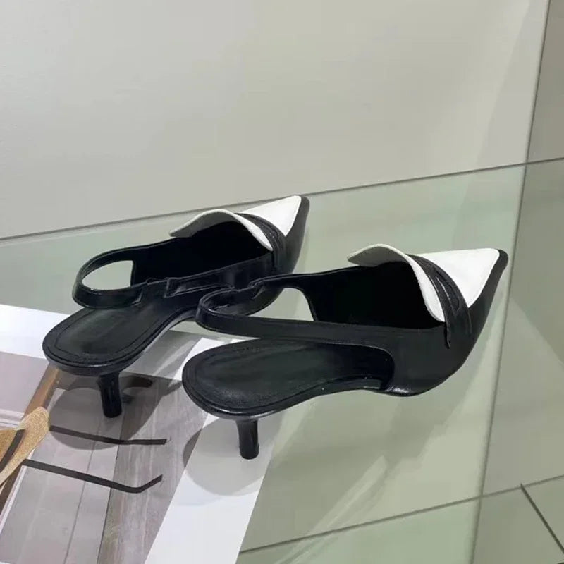 Mix Color Pointed low heels for Women