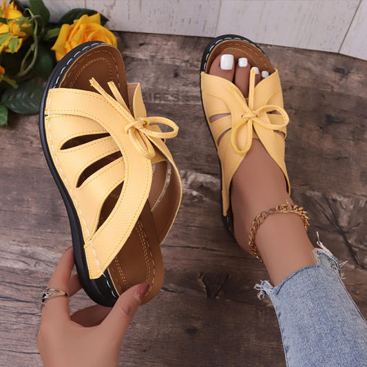 Women Lace-up Platform Wedges
