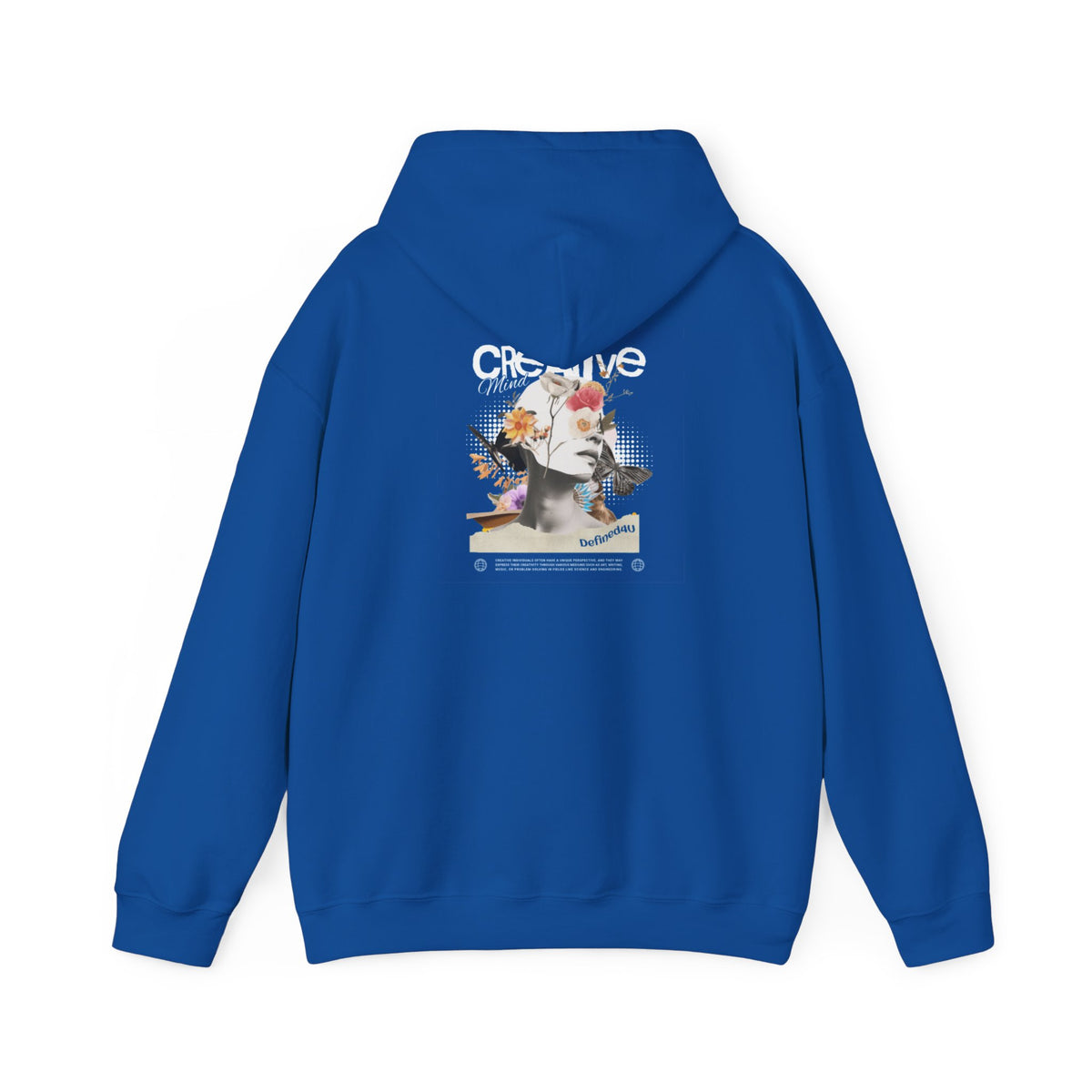 Defined4U "Creative Mind" Royal Blue Hoodie