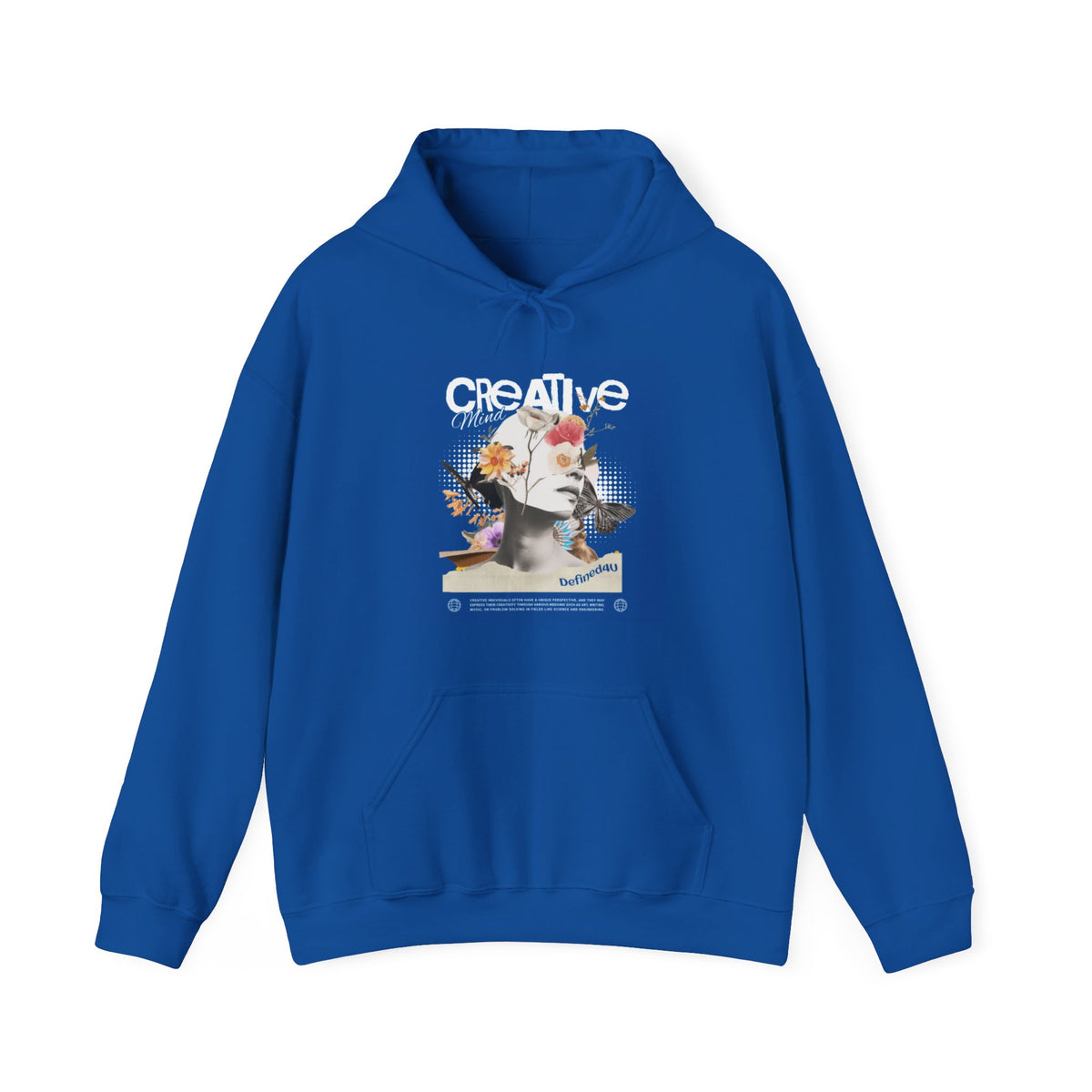 Defined4U "Creative Mind" Royal Blue Hoodie