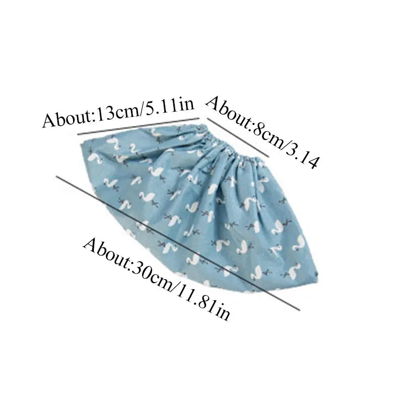 Washed Thicken Reusable Elastic Shoe Cover