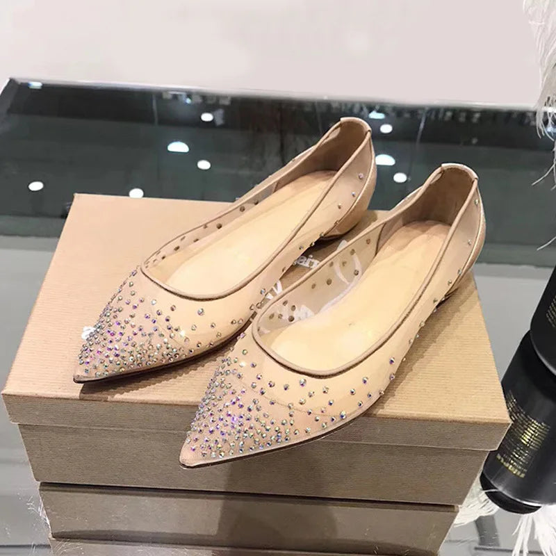 Diamond Flat Shoes