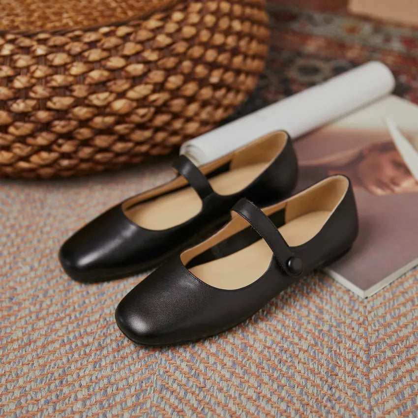 Spring Autumn Hook&Loop Casual Female Flats