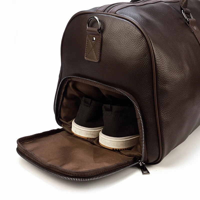 Big Capacity Genuine Leather Travel Bag