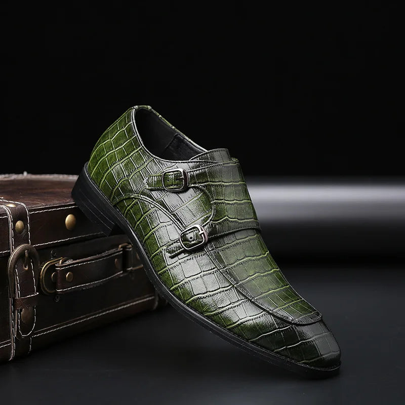 Men's  Crocodile Grain Leather shoes