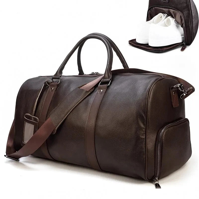 Big Capacity Genuine Leather Travel Bag