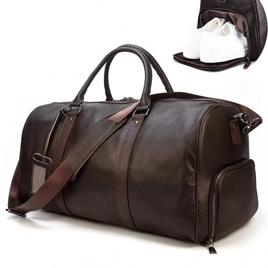Big Capacity Genuine Leather Travel Bag