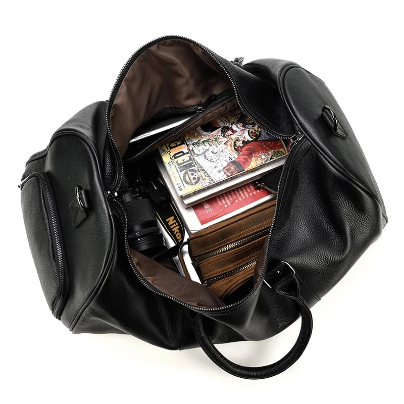 Big Capacity Genuine Leather Travel Bag