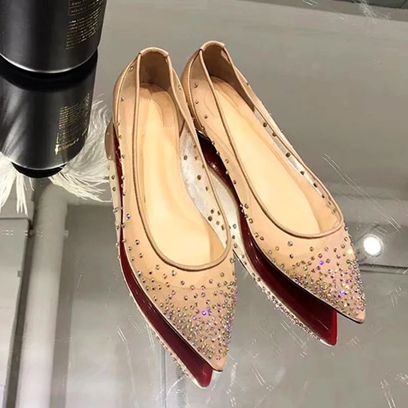 Diamond Flat Shoes
