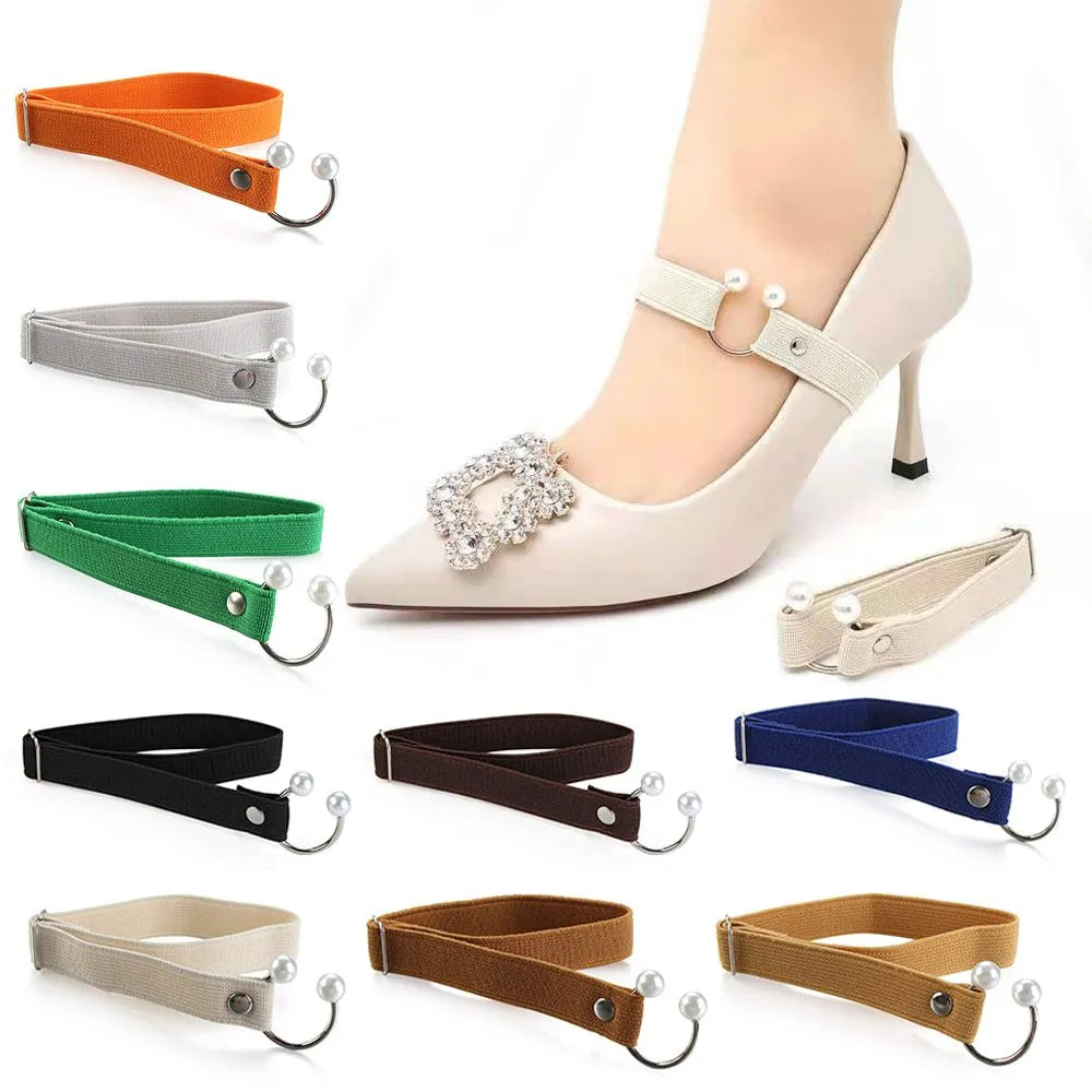 Heels Adjustable Elastic Shoe Strap