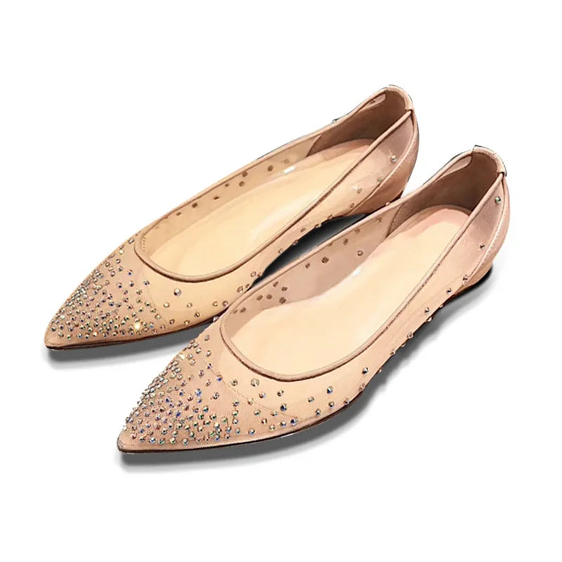 Diamond Flat Shoes
