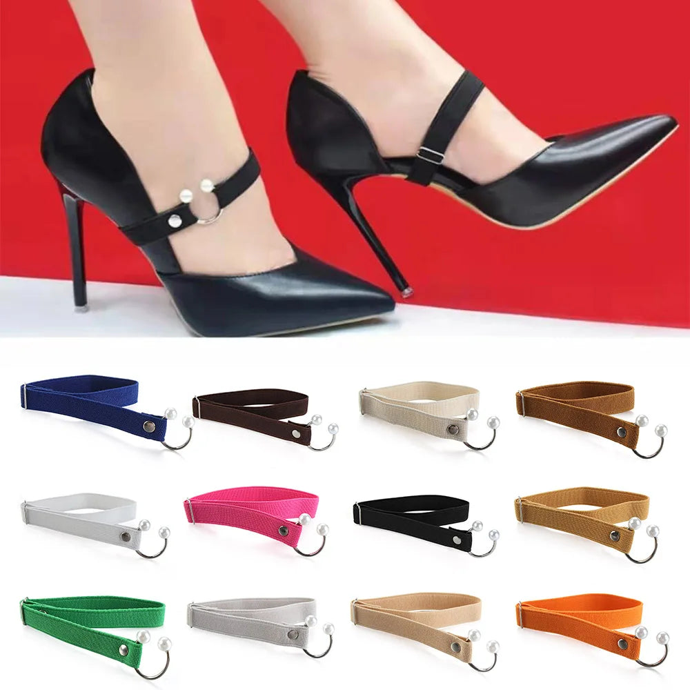 Heels Adjustable Elastic Shoe Strap