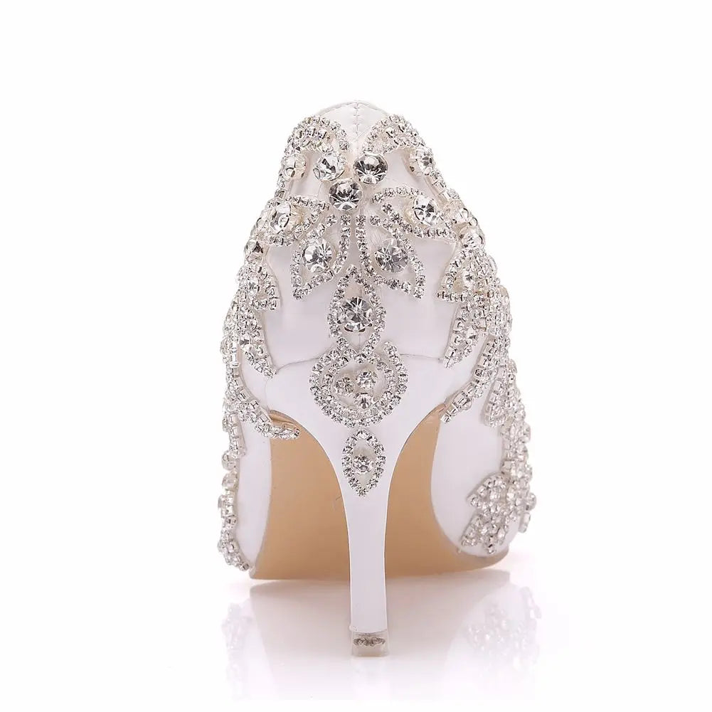 Crystal Pumps Luxury special occasion/wedding Shoes