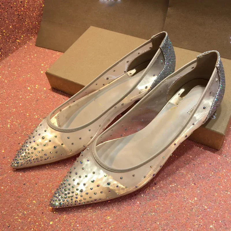 Diamond Flat Shoes
