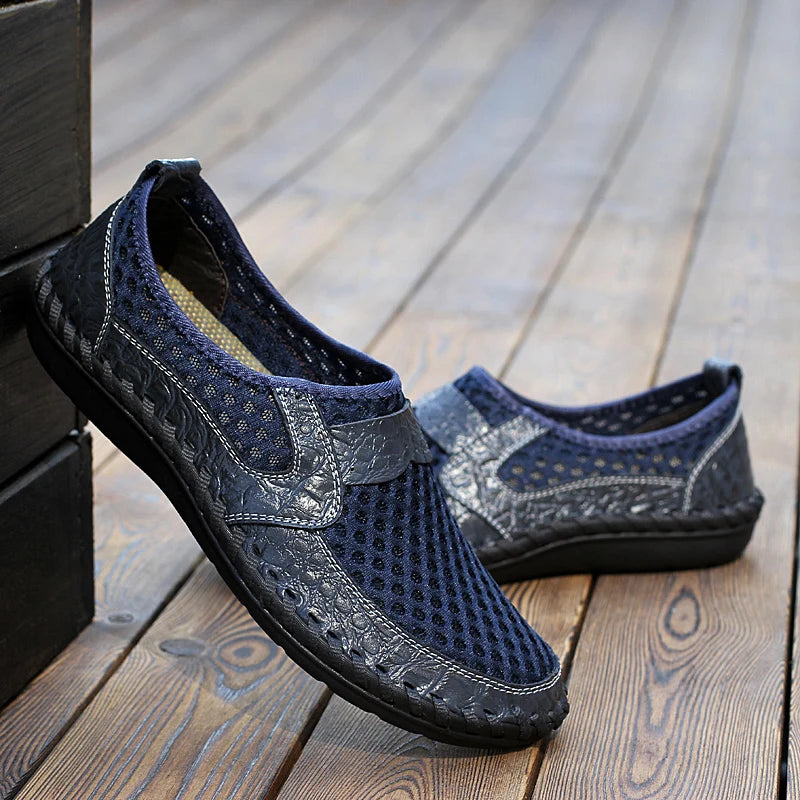 Mens Casual Genuine Leather Shoes