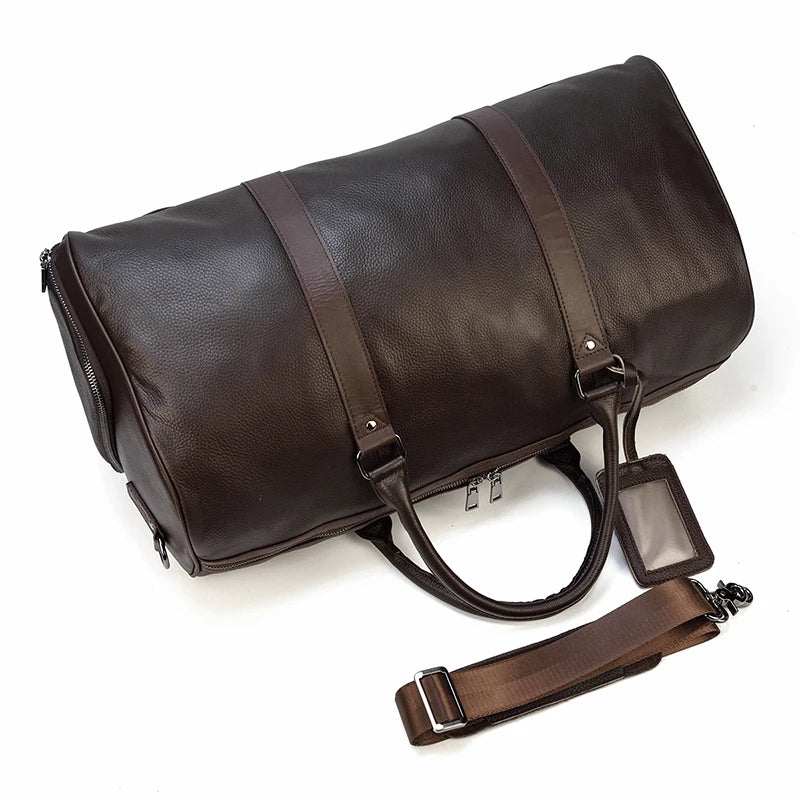 Big Capacity Genuine Leather Travel Bag