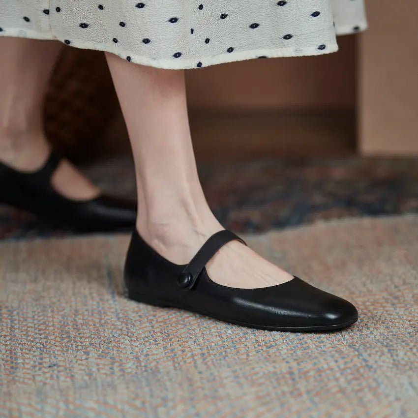 Spring Autumn Hook&Loop Casual Female Flats