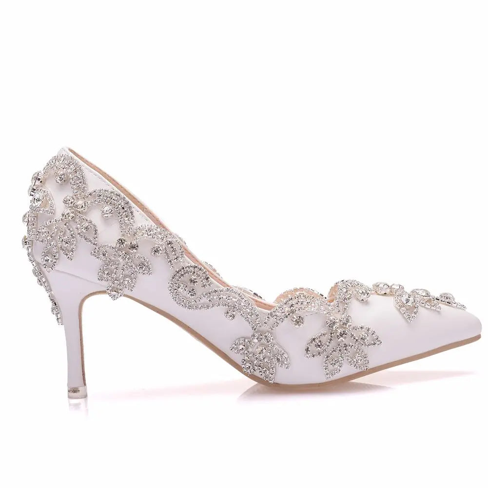 Crystal Pumps Luxury special occasion/wedding Shoes