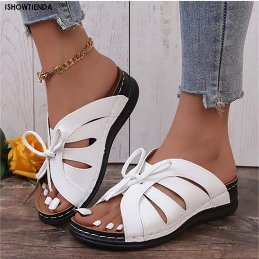New Summer Flat Butterfy Slippers
