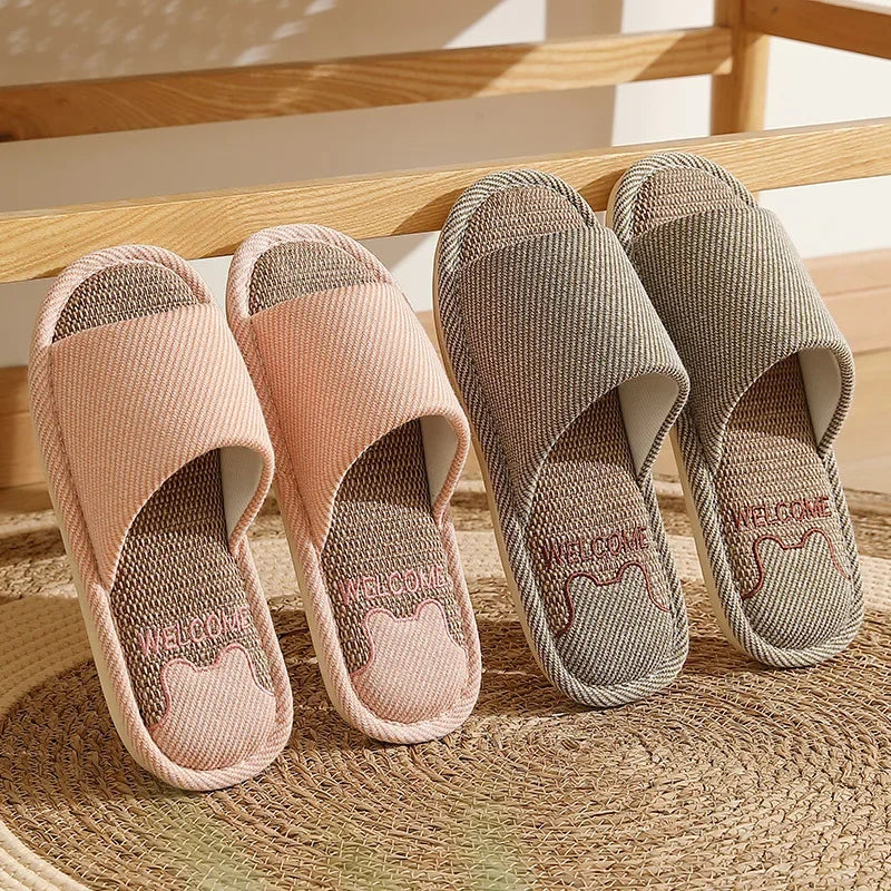 Breathable Indoor Home Slides for Couples