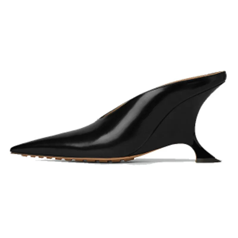 New Summer Women's Pointed Toe High Heel Mules