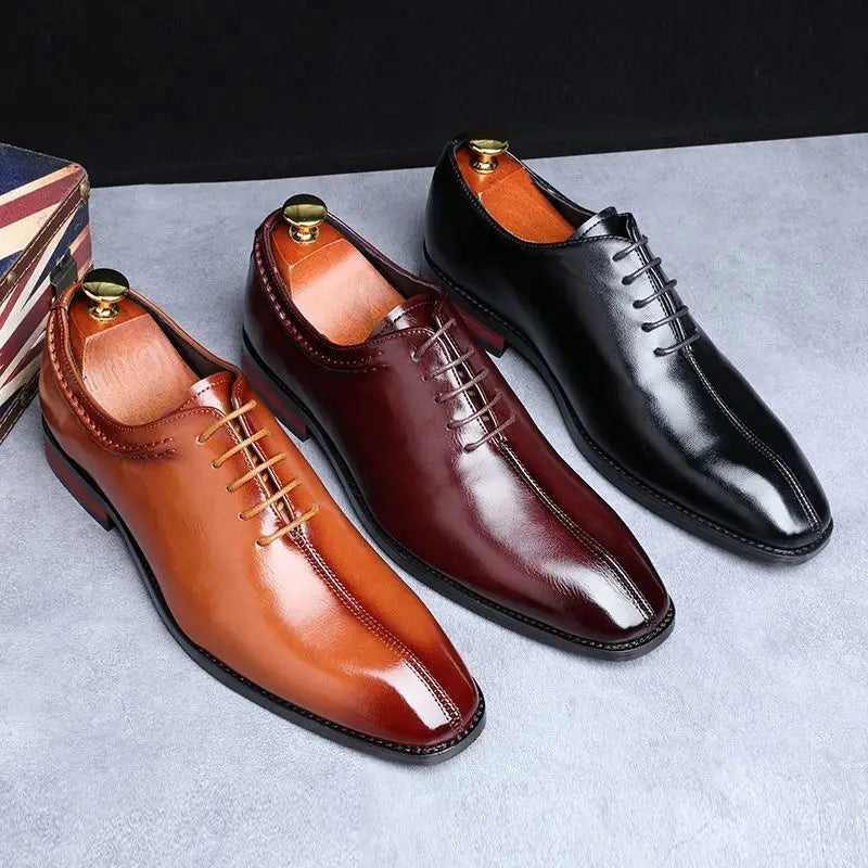 Classic Retro Oxfords  Leather Shoes