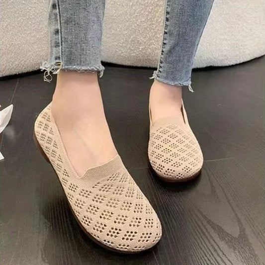 Summer Mesh Fabrics Breathable Flats