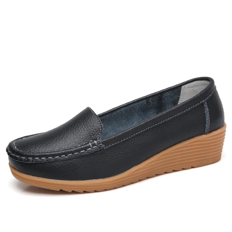 Women New Leather Flat Shoes