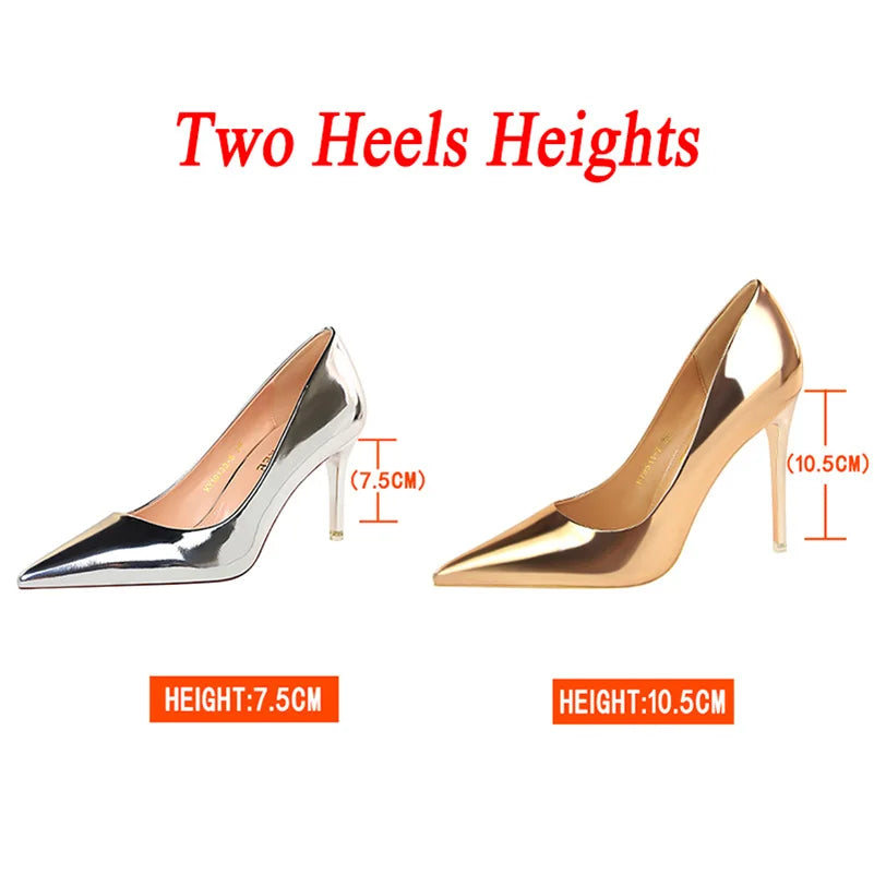 Women's Patent Leather Pumps