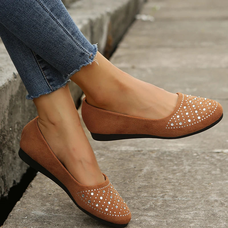 Women Lightweight Non-Slip Ballet Flats