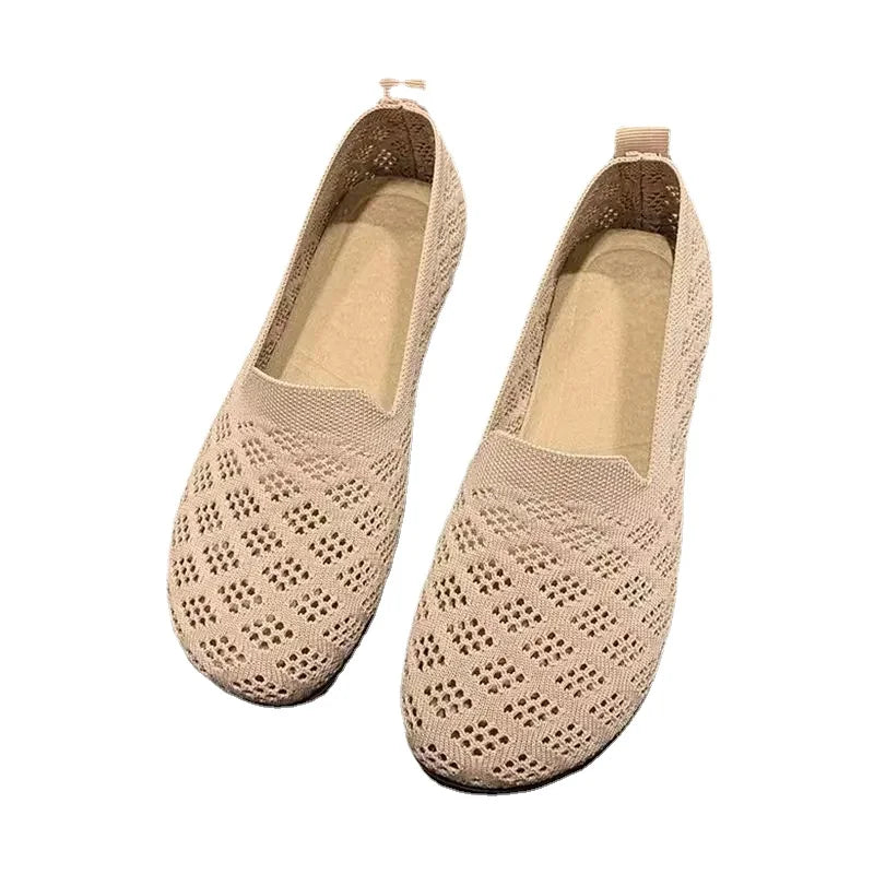 Summer Mesh Fabrics Breathable Flats