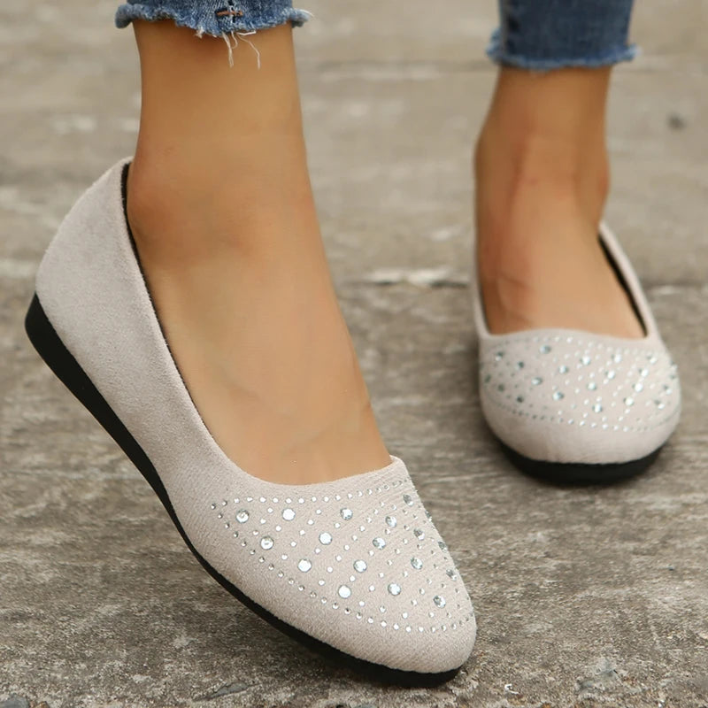 Women Lightweight Non-Slip Ballet Flats