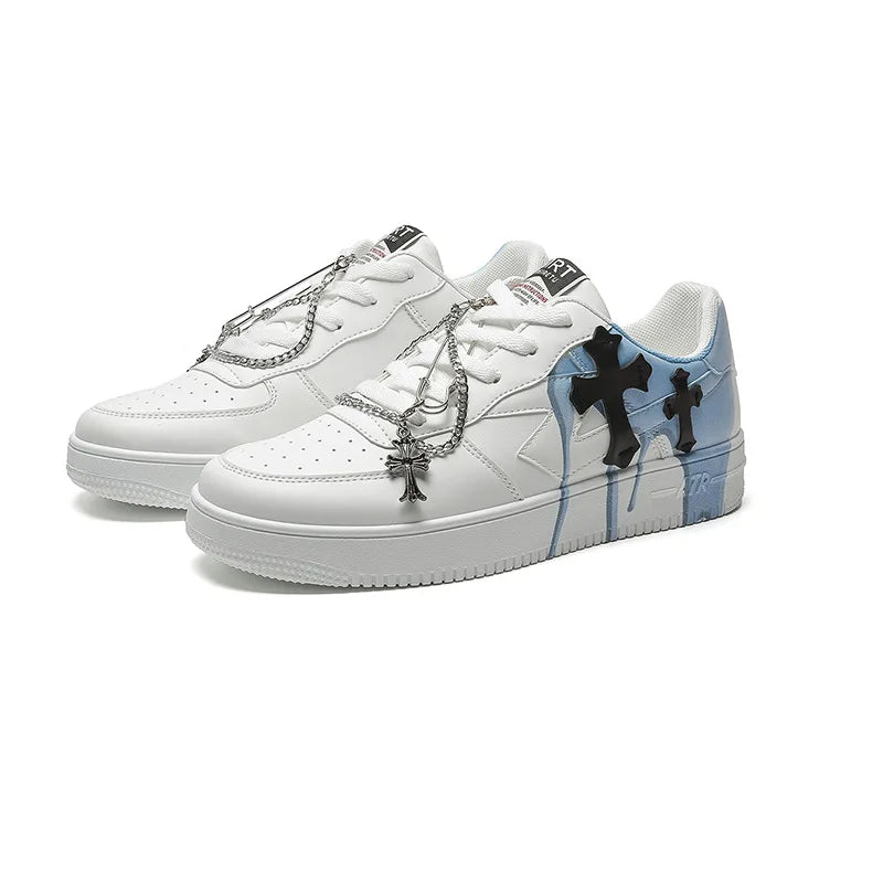 Men's Lace-Up Vulcanized Board Shoes