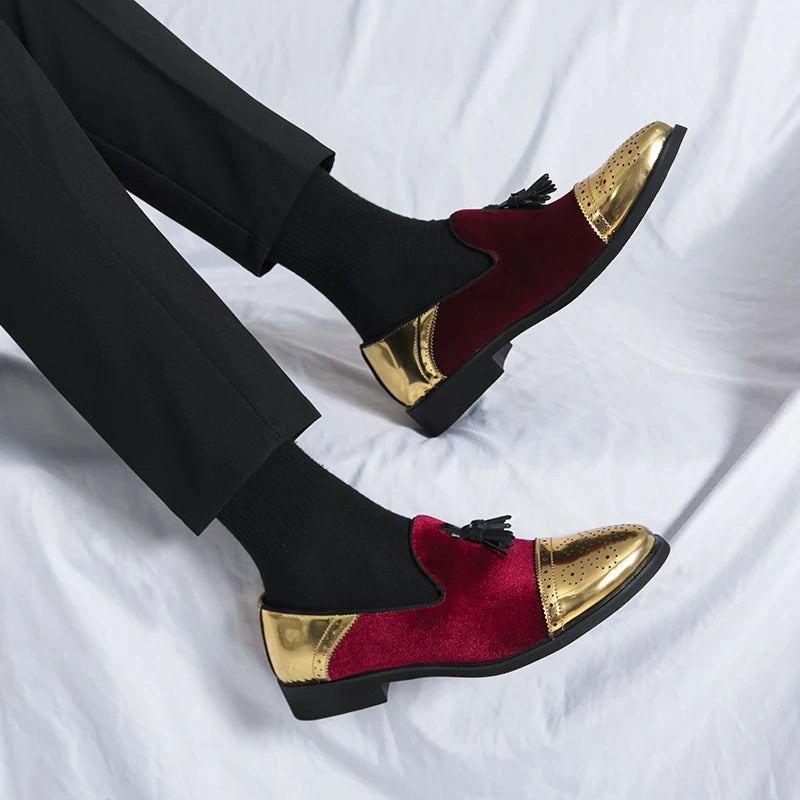 Suede Leather Penny Loafers