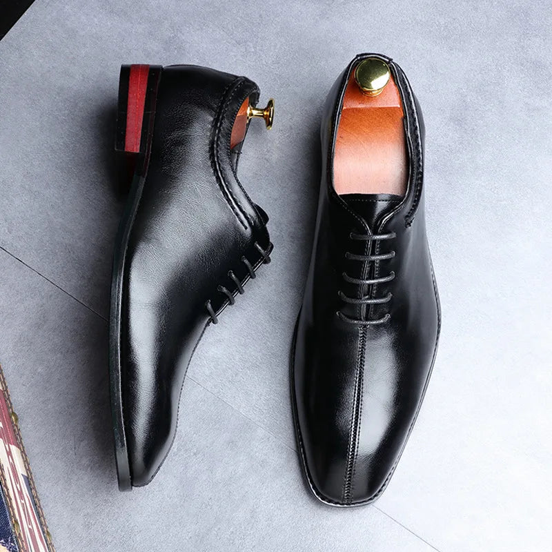 Classic Retro Oxfords  Leather Shoes