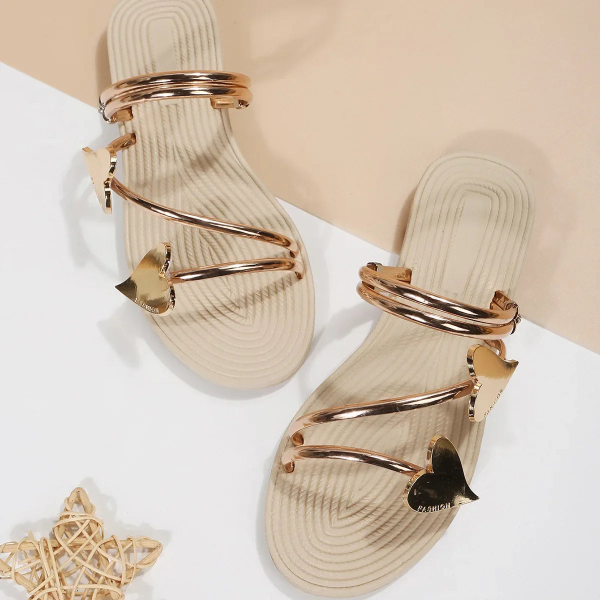 Open Toe Woman Slippers