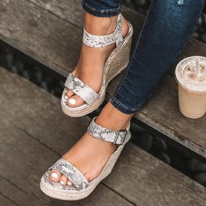 Women's Leisure Wedge Heeled Sandals