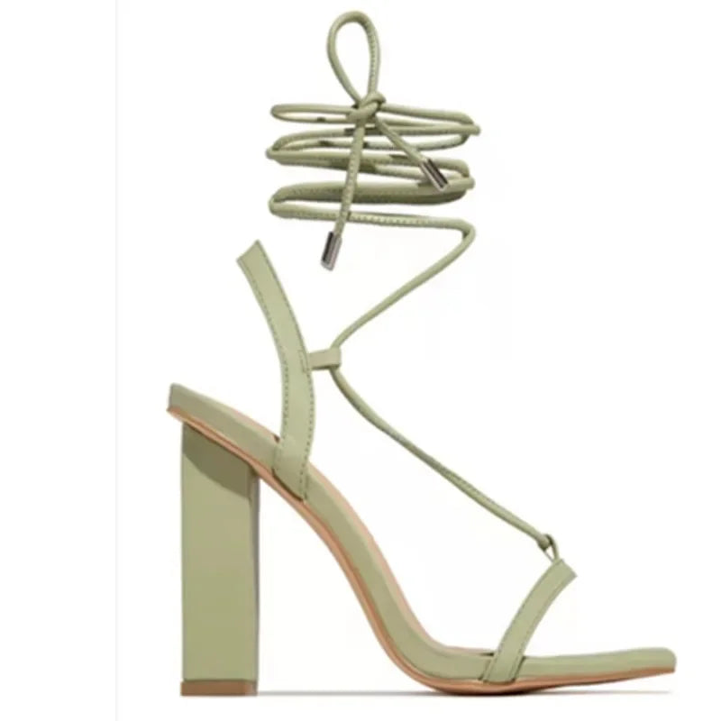 Women Summer Cross Bandage  Sandals