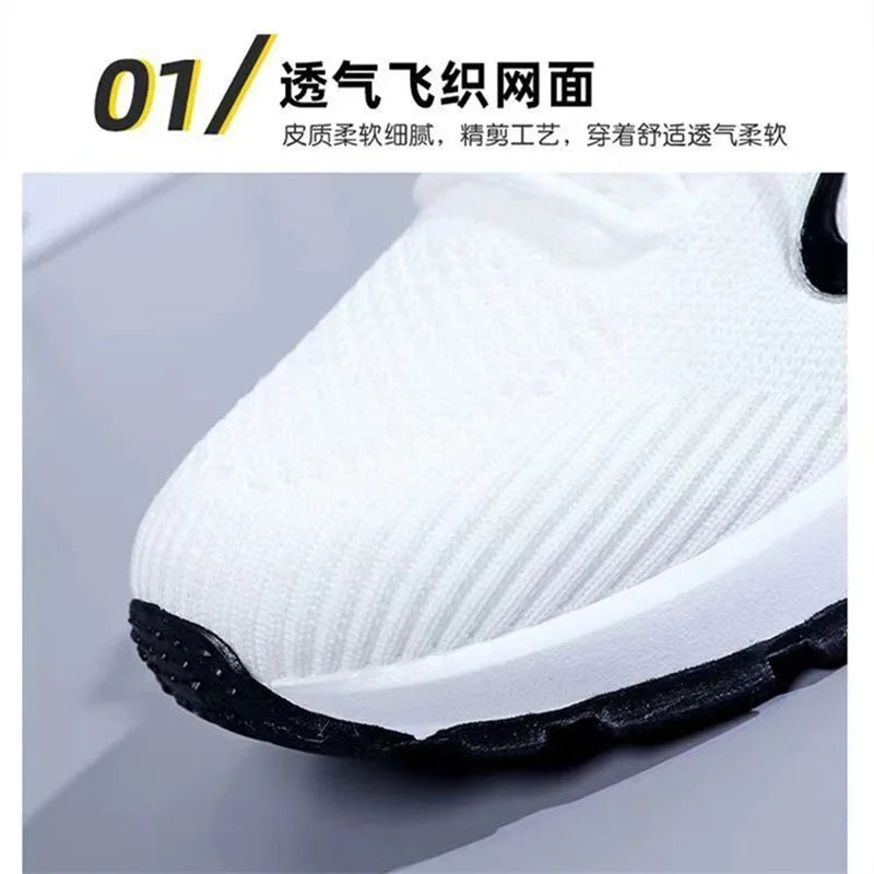 Comfortable White Fashion Casual Sneakers