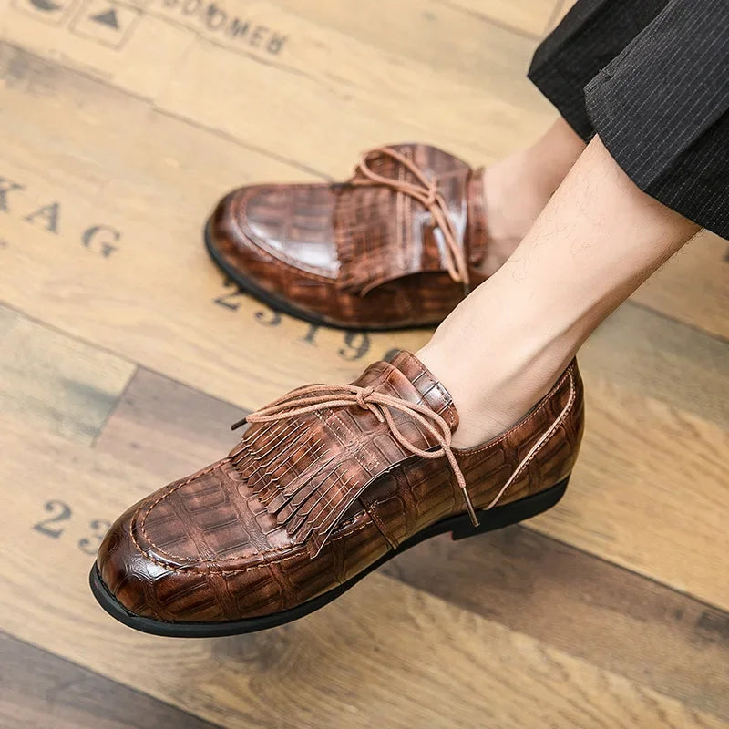 Fashion Walking Leather Shoes