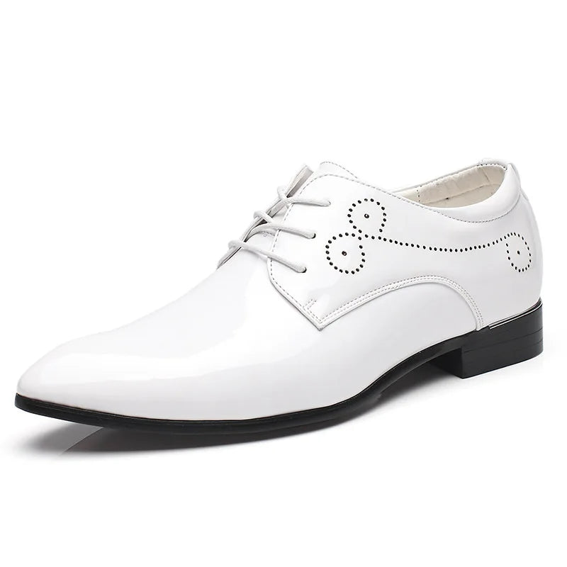 Classic Retro Brogue Patent Leather Sizes 38-48