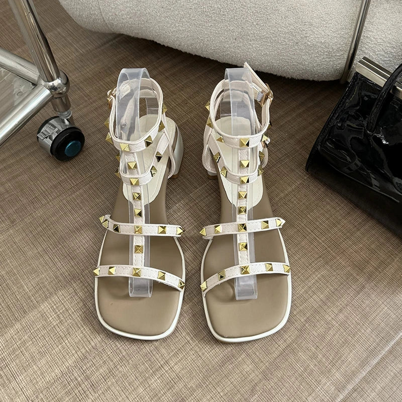 Women's One-Word Belt Mid-Heel