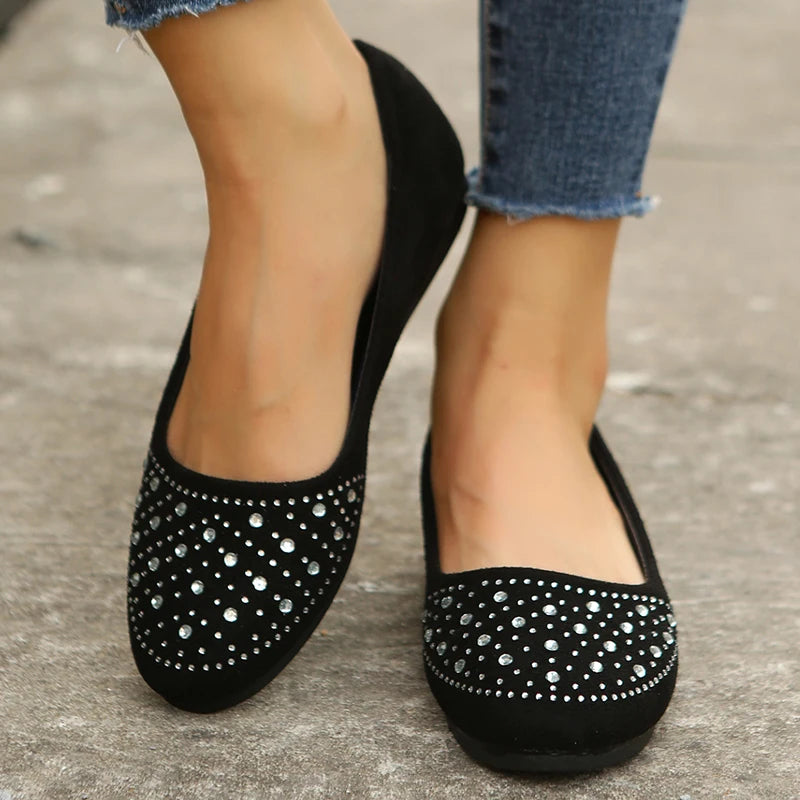 Women Lightweight Non-Slip Ballet Flats