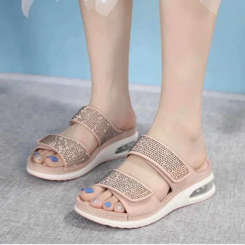 New Fashion Rhinestone Slippers