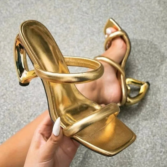 European Style, Irregular Heels, Large Sizes