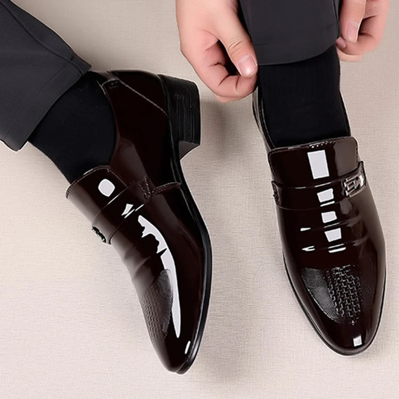 Leather Men Casual Business Office/ Party Shoes