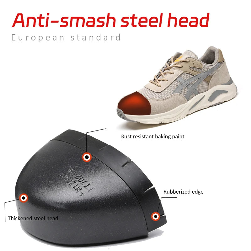 New Steel Toe Men/ Women Safety Work Shoes