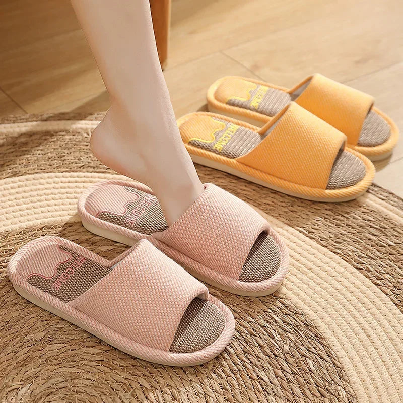 Breathable Indoor Home Slides for Couples