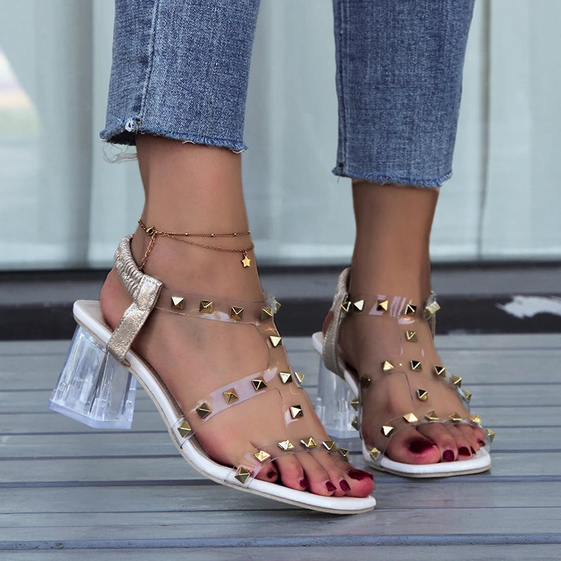 Women's High Heels Shoes Low Heels Sandal